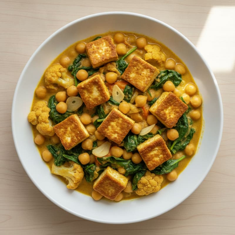 Hearty Chickpea and Vegetable Curry