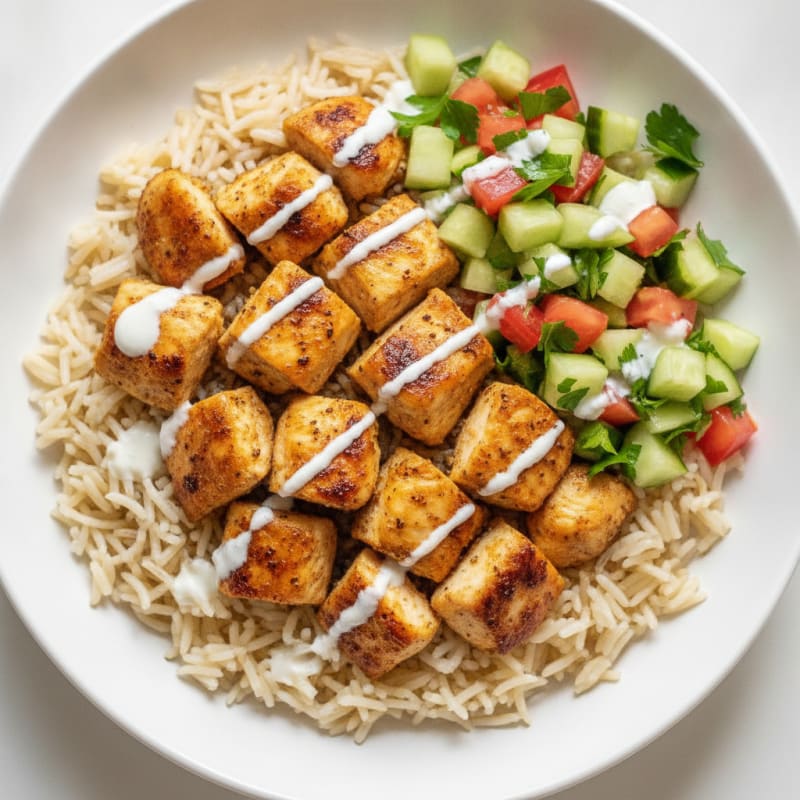 Chicken Shawarma Rice Bowl