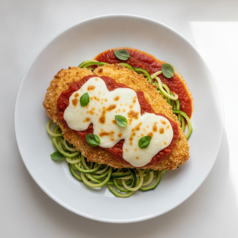 Crispy Chicken Parmesan with Marinara Sauce