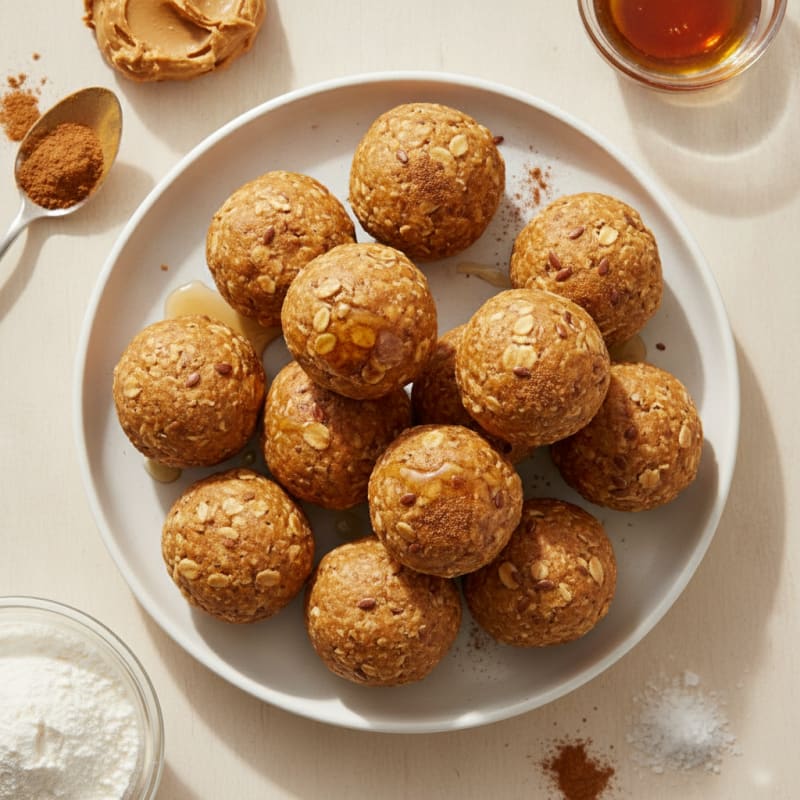 No-Bake Peanut Butter Protein Energy Bites