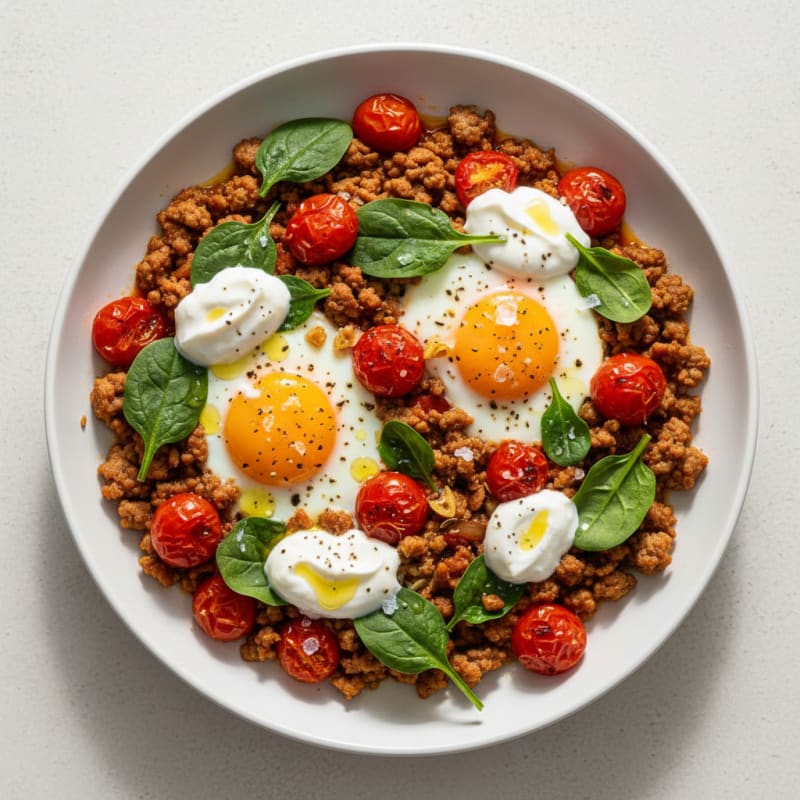 Baked Eggs with Roasted Tomatoes