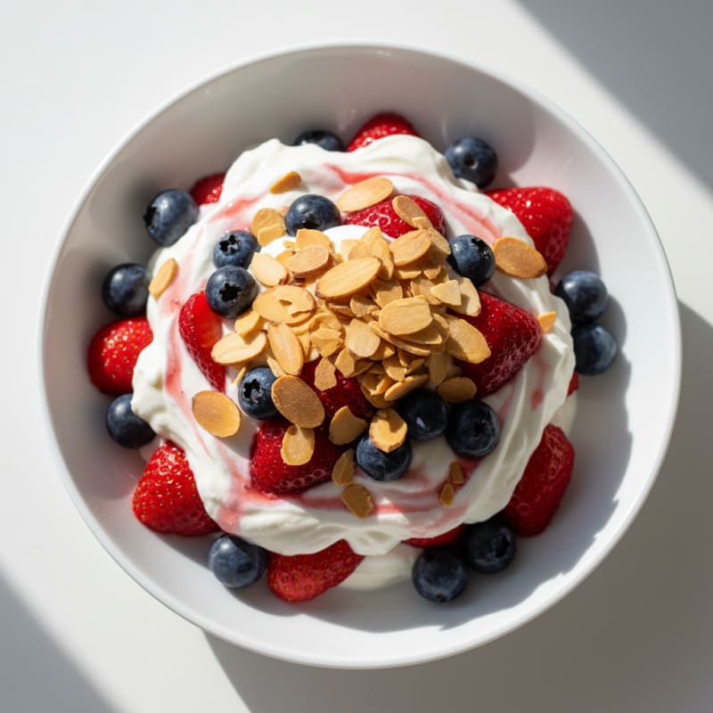 Creamy Protein Fruit Parfait