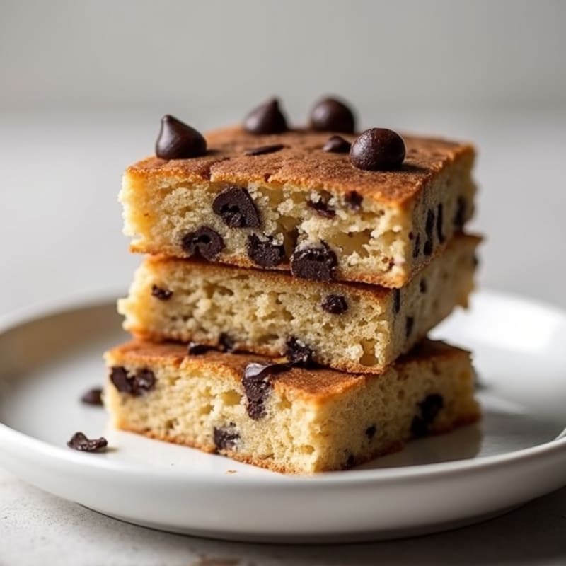 Fluffy Chocolate Chip Protein Breakfast Cake
