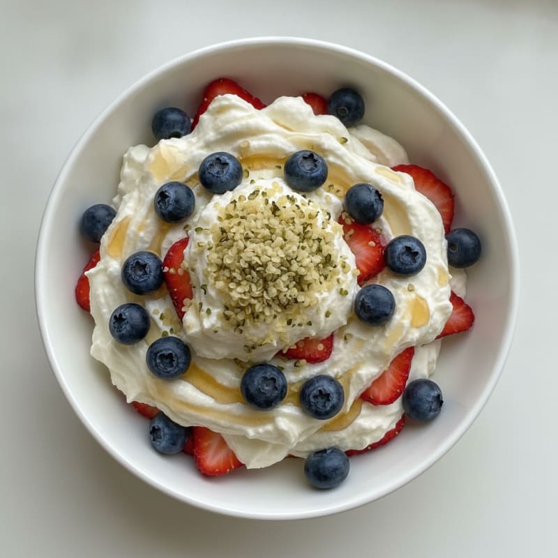 Creamy Greek Yogurt Protein Parfait with Berries