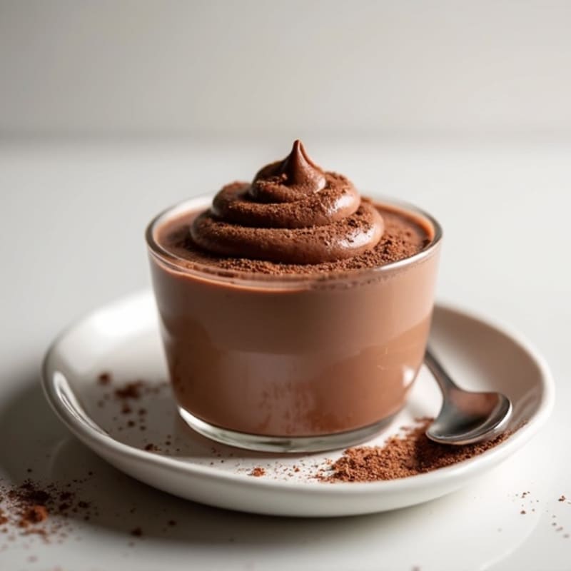 Silky Chocolate Protein Mousse with Greek Yogurt