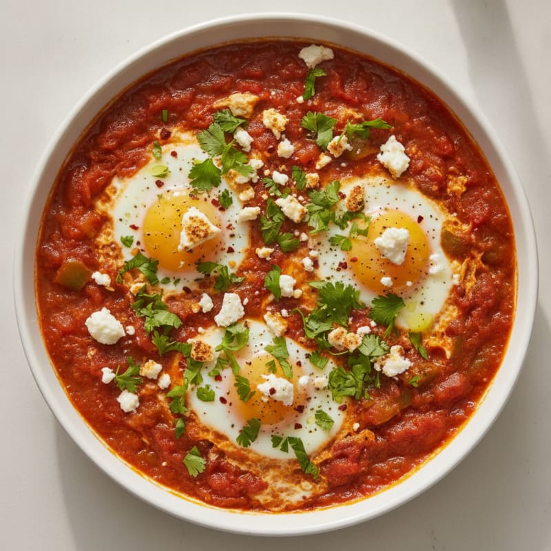 Shakshuka with Feta and Herbs