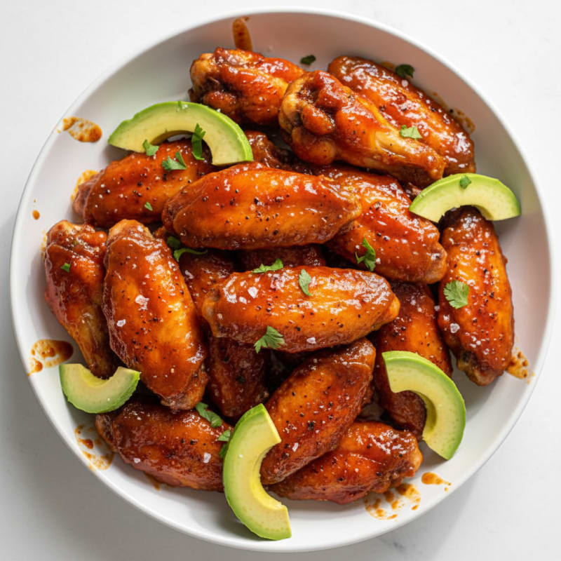 Sweet and Spicy BBQ Chicken Wings
