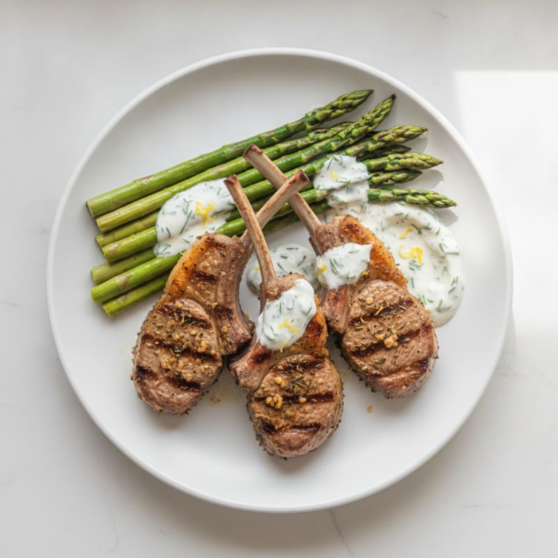 Grilled Herb Lamb Chops