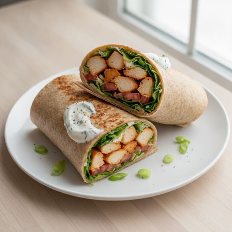 Buffalo Ranch Chicken Wrap