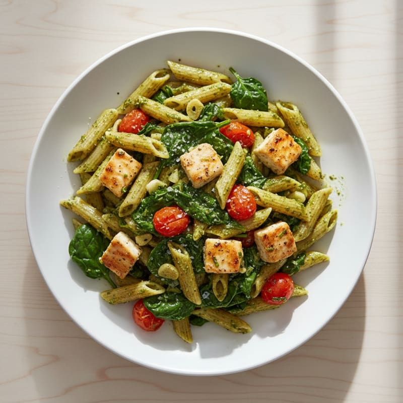 Creamy Pesto Chicken Pasta
