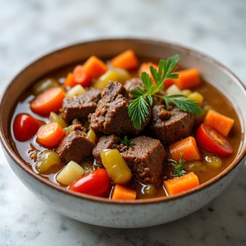 Slow-Cooked Tender Beef with Hearty Vegetables