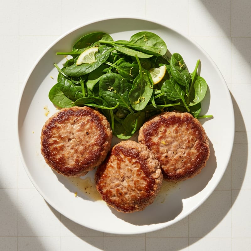 Crispy Pan-Seared Beef Patties