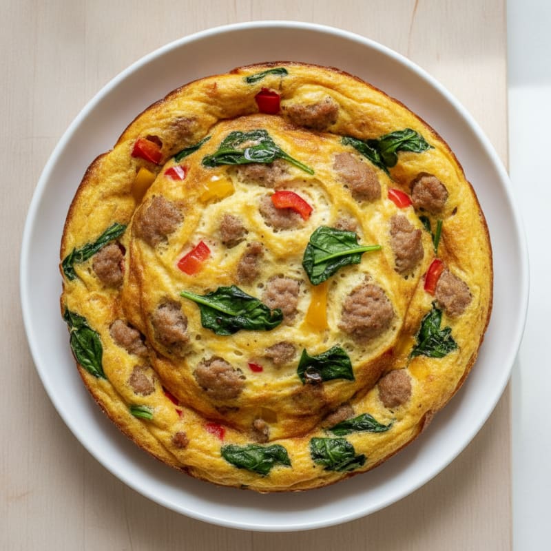 Savory Egg and Turkey Sausage Bake