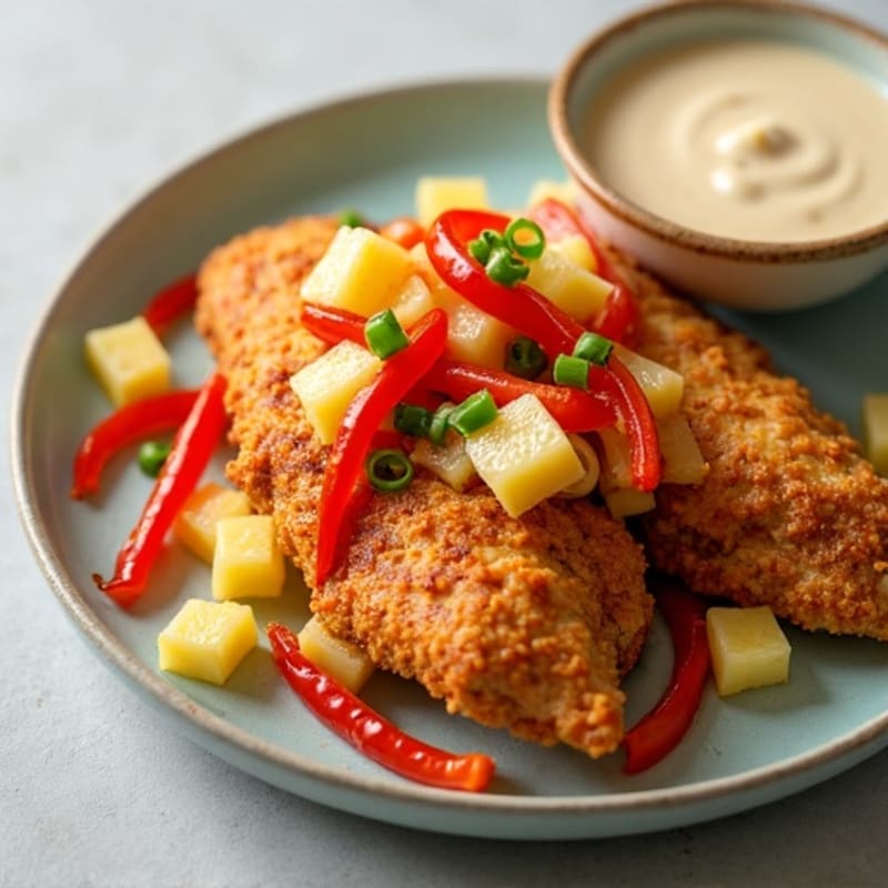 Crispy Baked Sweet and Sour Chicken