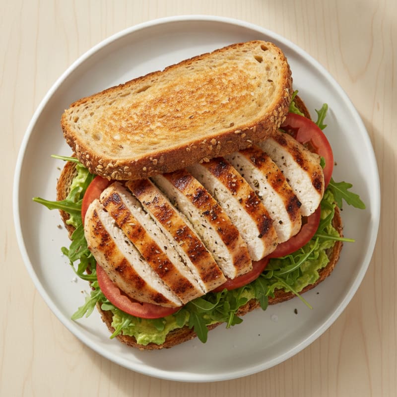 Grilled Chicken and Avocado Sandwich
