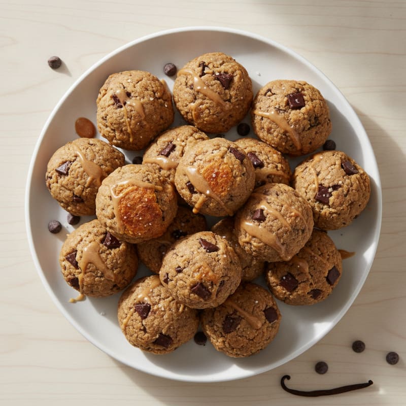 No-Bake Chocolate Chip Protein Bites