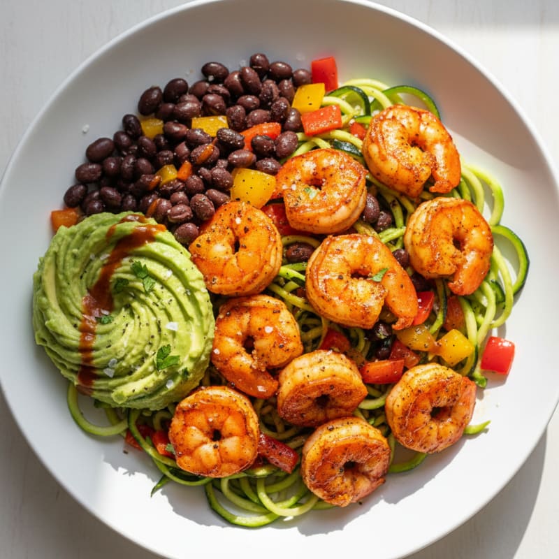 Zesty Chili-Lime Shrimp and Black Bean Bowls