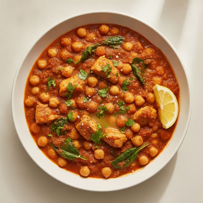 Spiced Chickpea and Tomato Curry