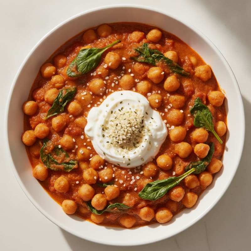 Hearty Chickpea Masala with Fragrant Spices