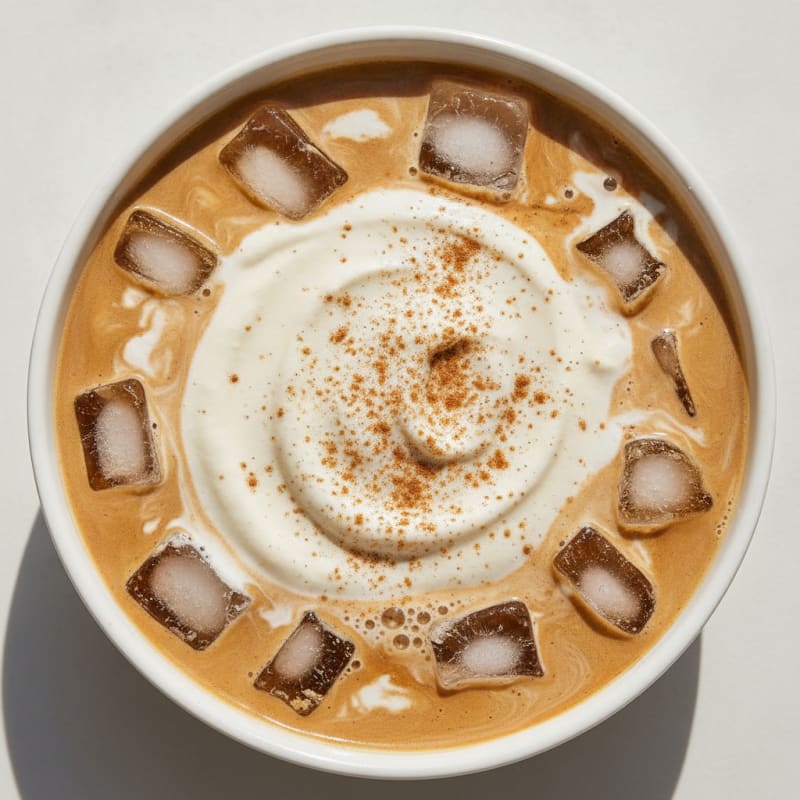 Iced Coffee with Sweet Cream
