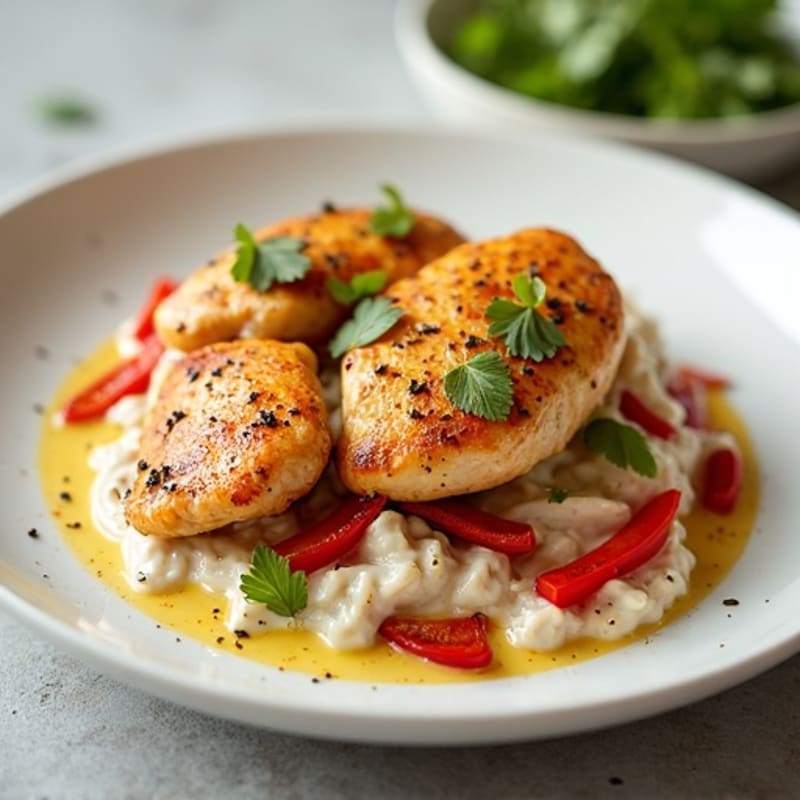 Creamy Coconut Yogurt Chicken with Aromatic Spices