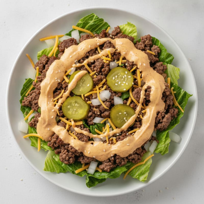 Big Mac Inspired Protein Power Bowl