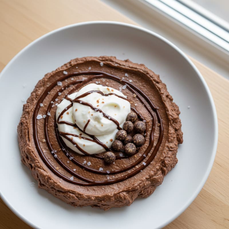 Silky Chocolate Protein Mousse with Greek Yogurt