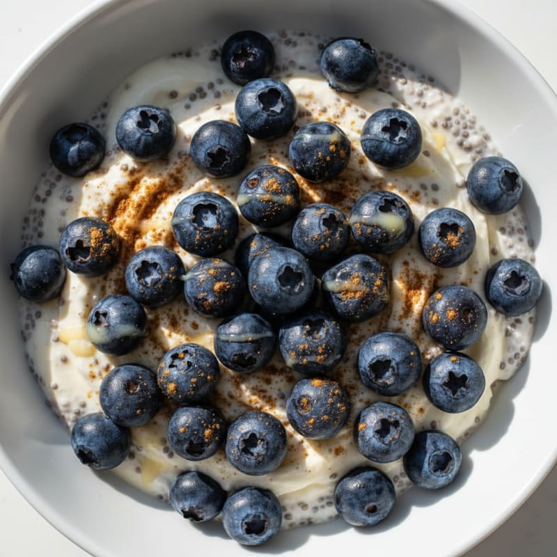 Blueberry Chia Seed Pudding