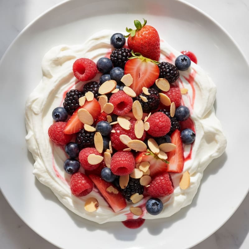 Creamy Protein Greek Yogurt with Mixed Berries
