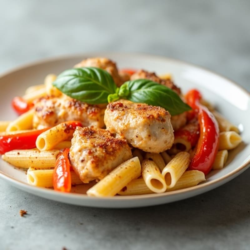 Creamy Cajun Chicken Pasta with Bell Peppers