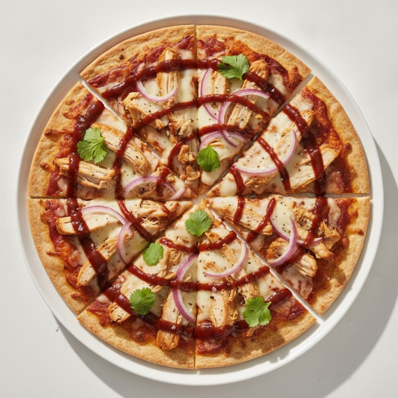 High-Protein BBQ Chicken Pizza