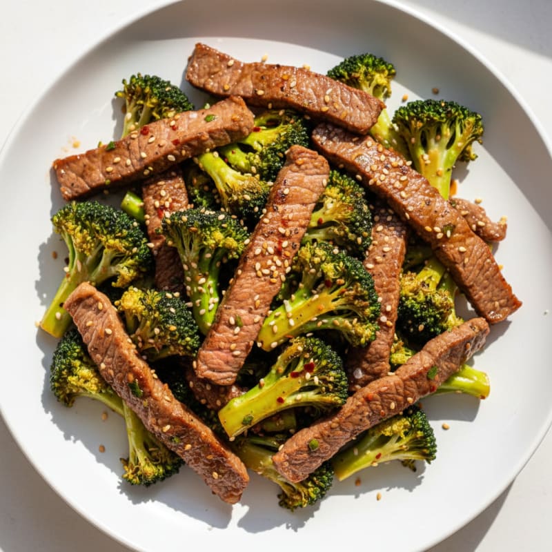Sesame Beef and Broccoli Stir-Fry