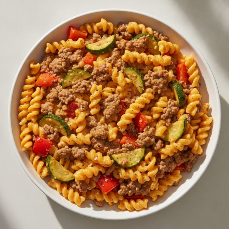 Ground Beef and Goodles Skillet