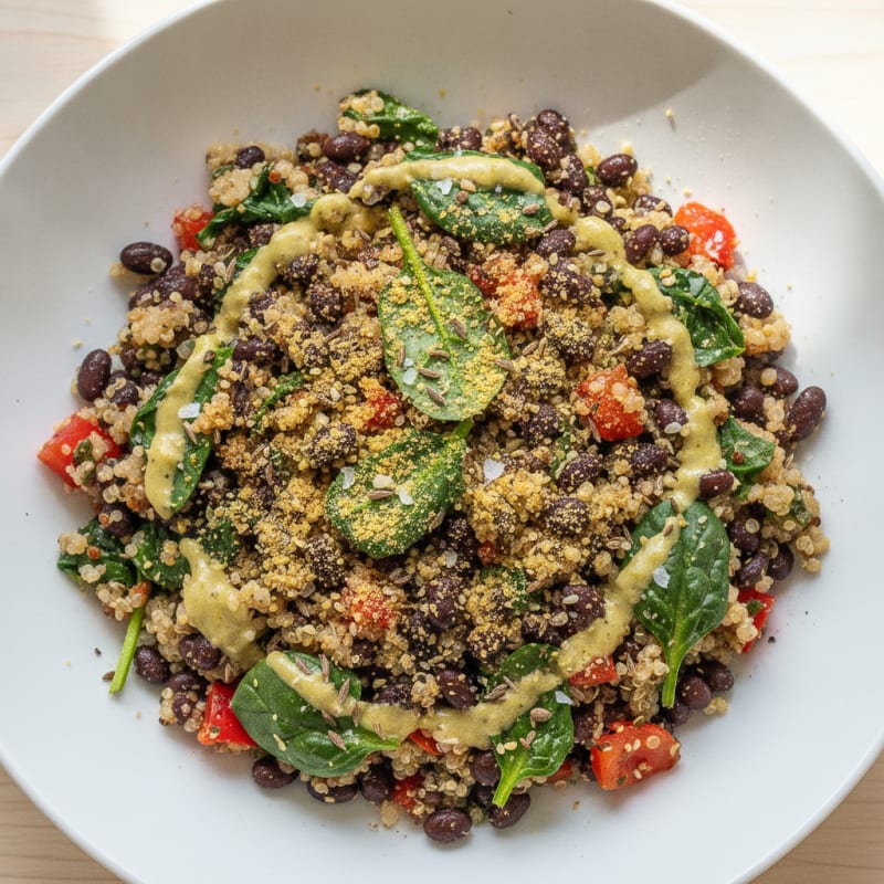 Hearty Quinoa Black Bean Bowl