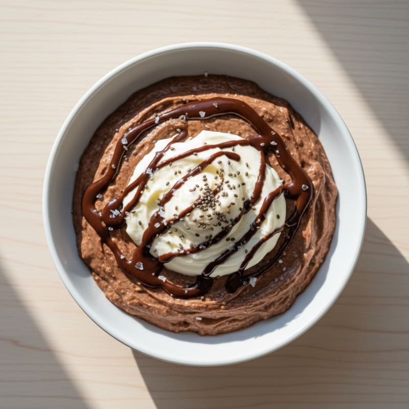 Silky Chocolate Protein Pudding