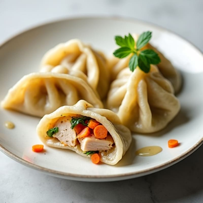 Lightened-Up Chicken and Herb Dumplings