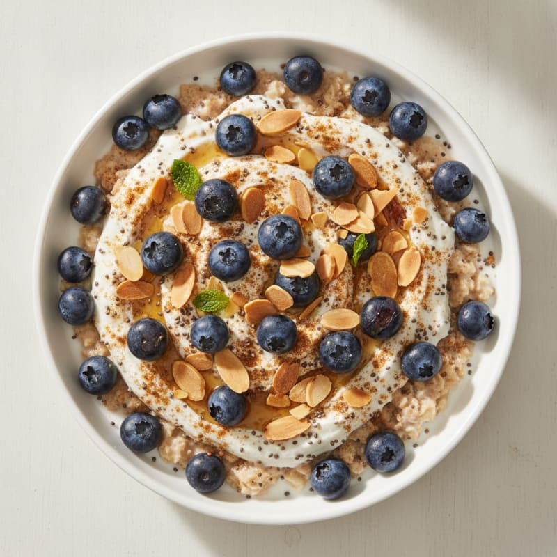 Berry-Almond Overnight Oats