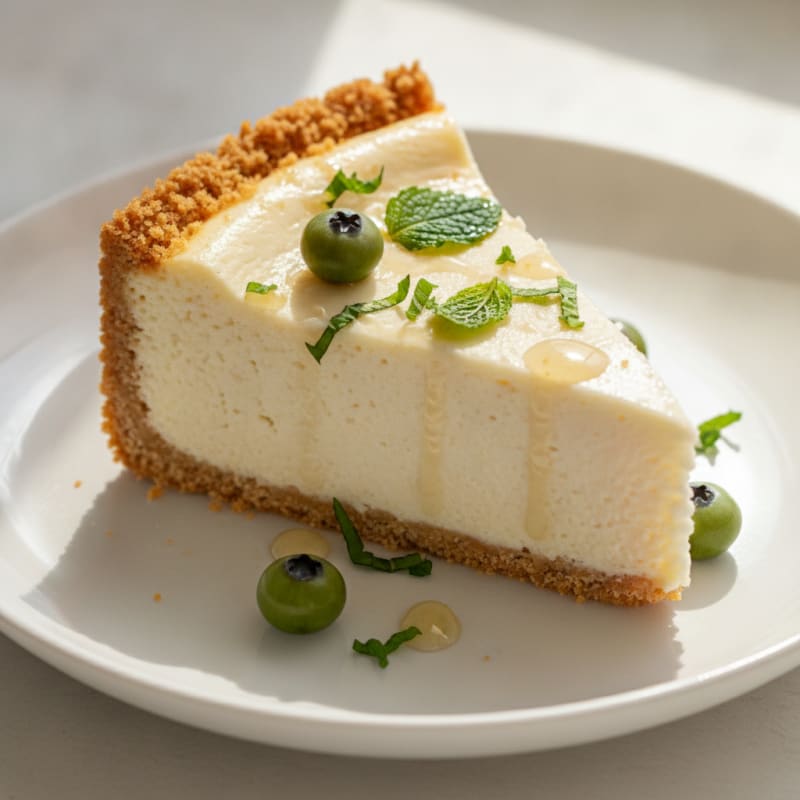 Creamy Greek Yogurt Protein Cheesecake