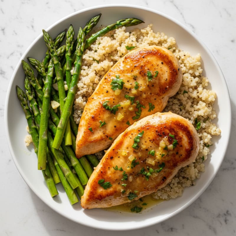 Pan-Seared Chicken with Lemon-Herb Sauce