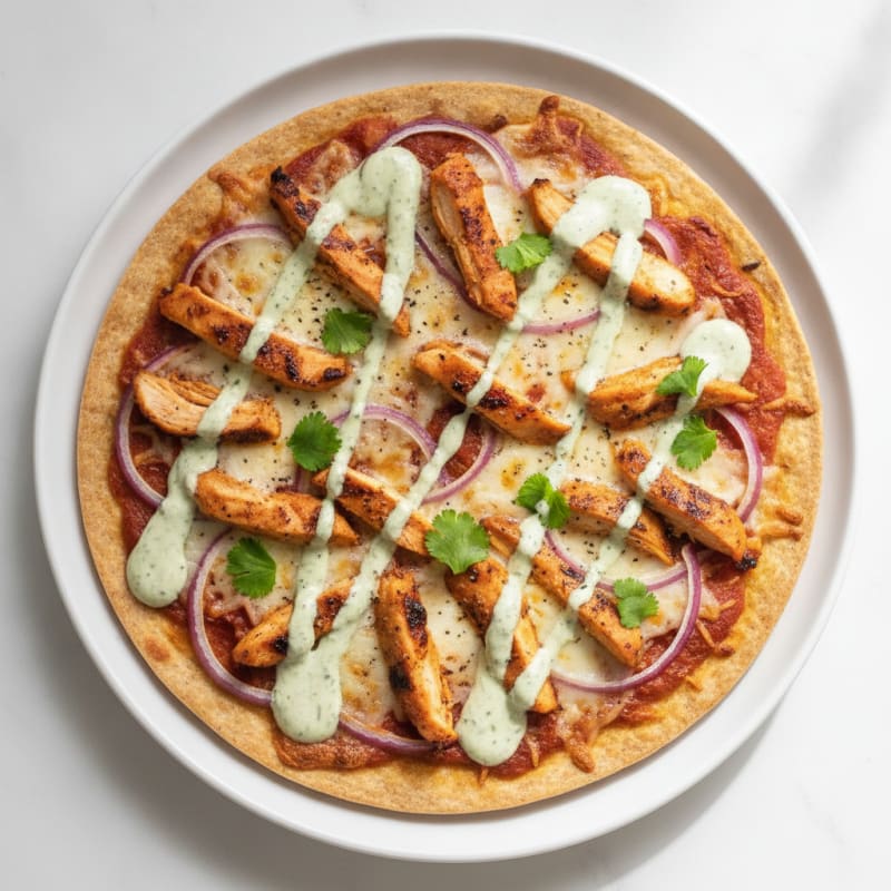 BBQ Ranch Chicken Pizza