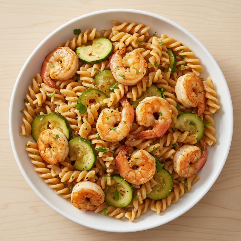 Zesty Garlic Shrimp Scampi Pasta