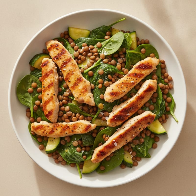 Lentil and Vegetable Power Bowl