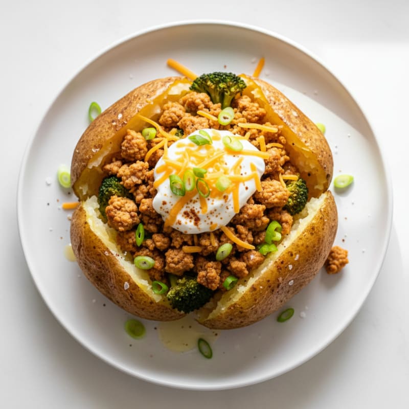 Protein-Packed Loaded Baked Potato