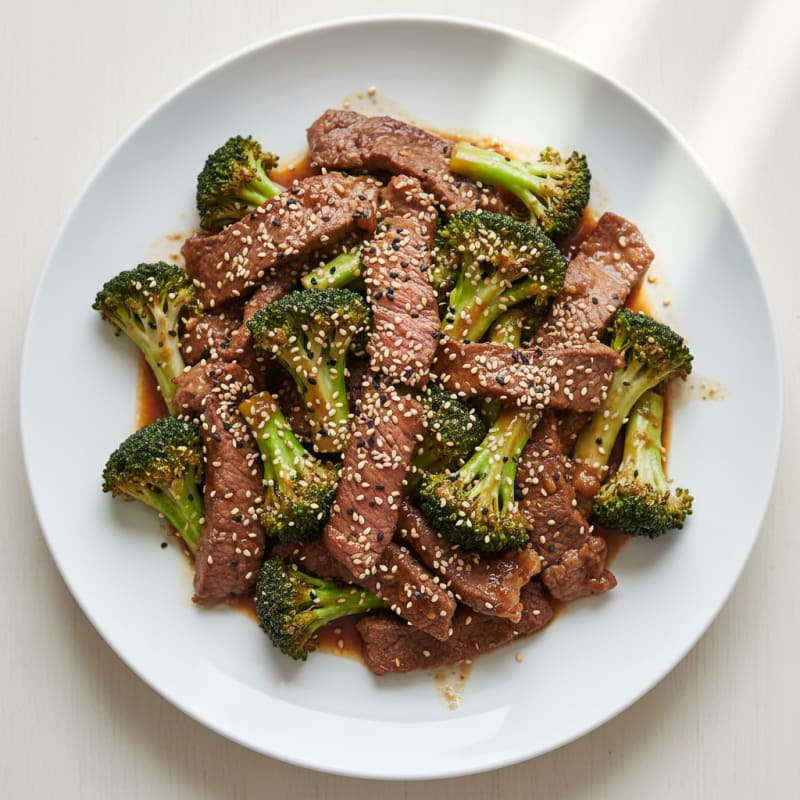 Sesame Beef and Broccoli Stir-Fry