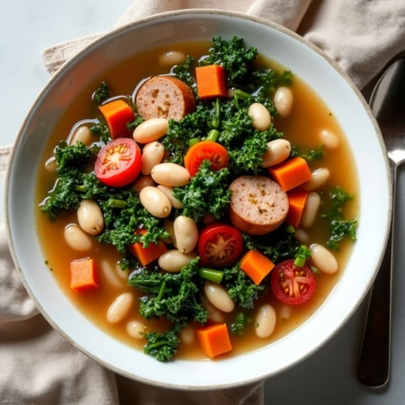 Tuscan-Style Kale and White Bean Soup