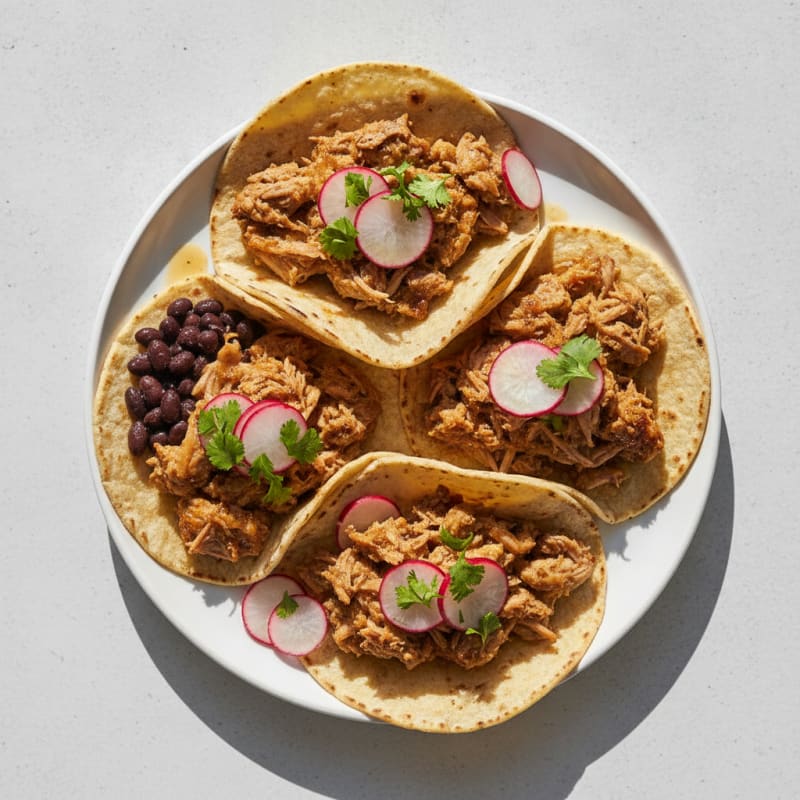 Slow-Cooked Pork Carnitas Tacos