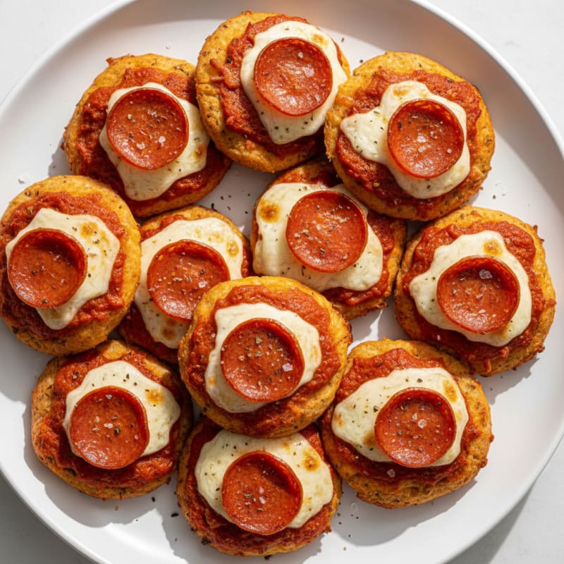 Crispy Pepperoni Pizza Bites
