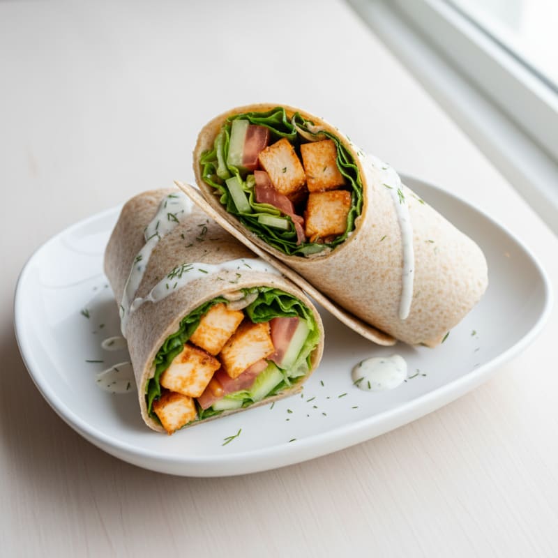 Buffalo Ranch Chicken Wraps