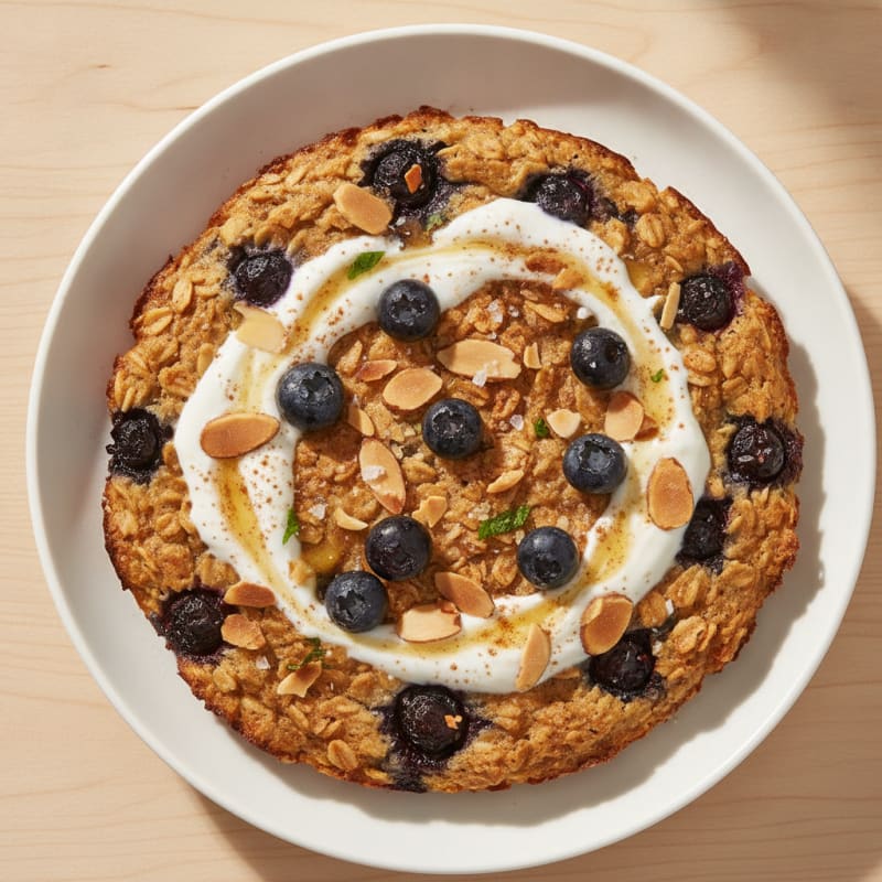 Berry-Almond Oatmeal Bake