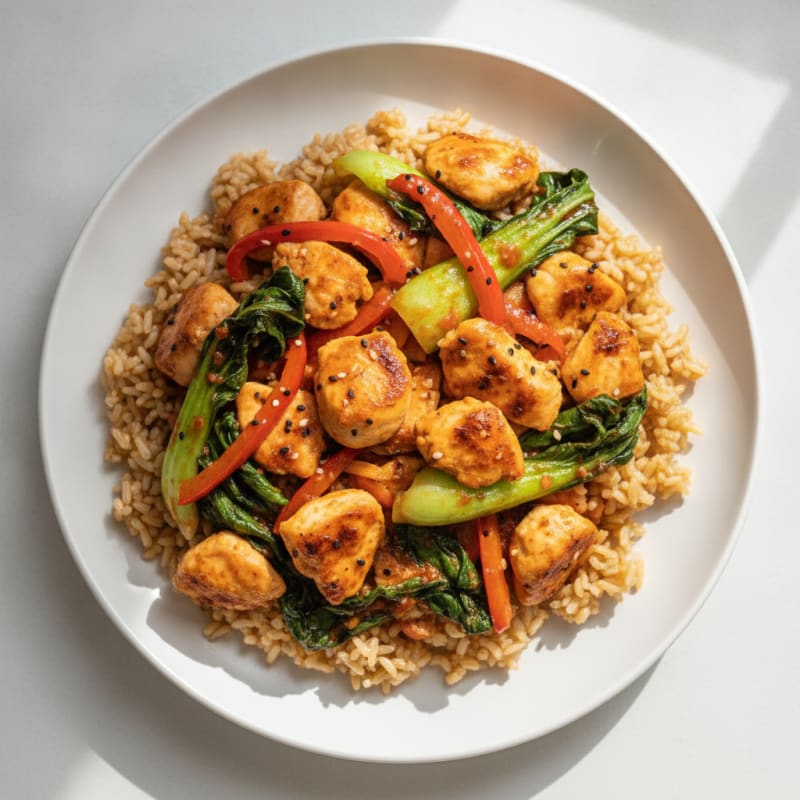 Spicy Gochujang Chicken Stir-Fry